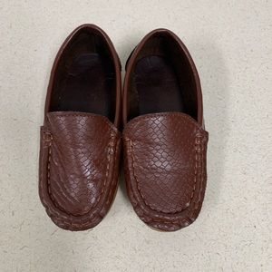 Brown loafers size 11-11.5 toddler boy